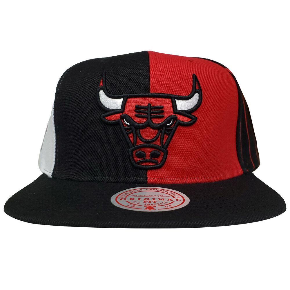 Chicago Bulls Mitchell & Ness NBA Snapback Hat Cap 3D Logo 75th Anniversary NWT